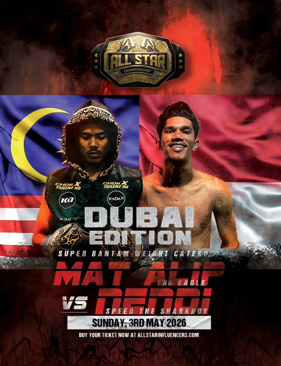 Influencer & Selebriti Termasuk Trisha Ooi Masuk Gelanggang & Bertinju! 7 Negara Berentap Dalam All Star Championship: Dubai Edition