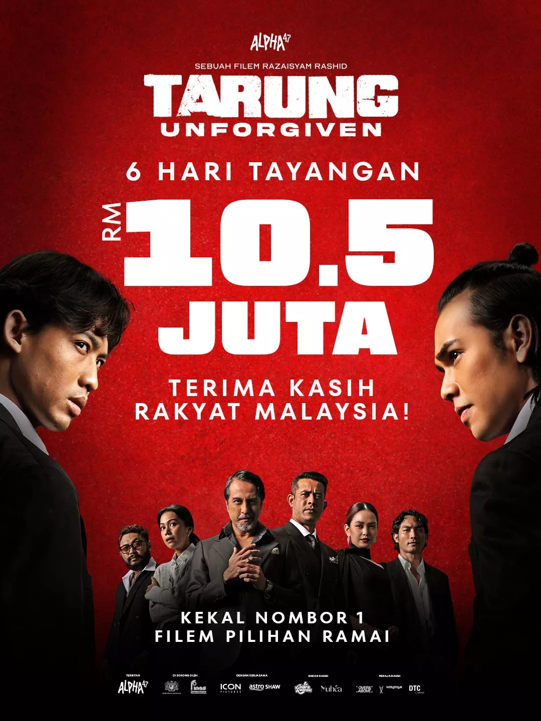 Aedy Ashraf Syukur Sambutan Luar Biasa Tarung: Unforgiven, Kaut RM10.5 Juta Dalam Seminggu! – “Kejayaan Yang Sangat Bermakna.”