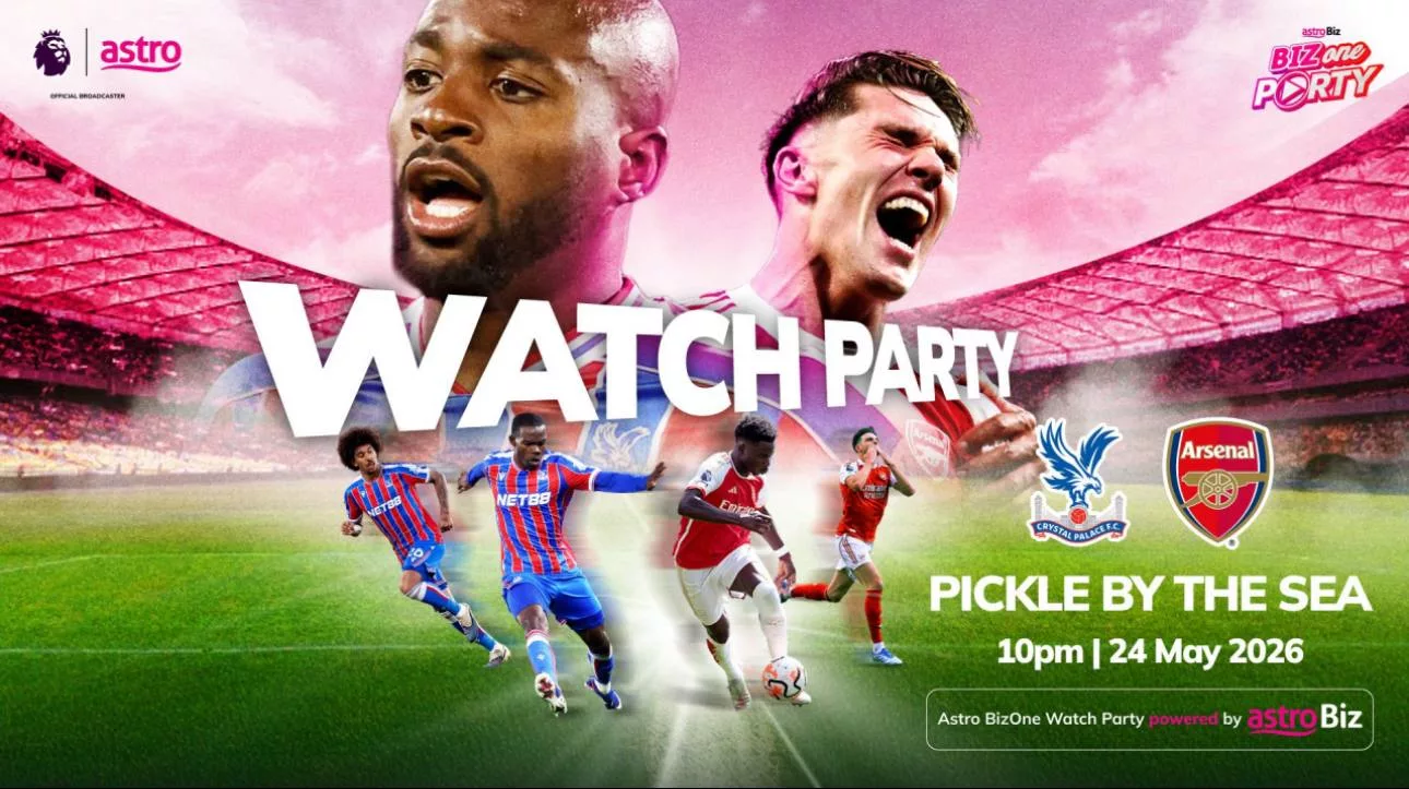 Arsenal Sah Juara Premier League! Astro BizOne Watch Party Raikan Malam Gemilang Bersama Peminat Setia Di Lembang Klang, Johor Bahru & Pulau Pinang
