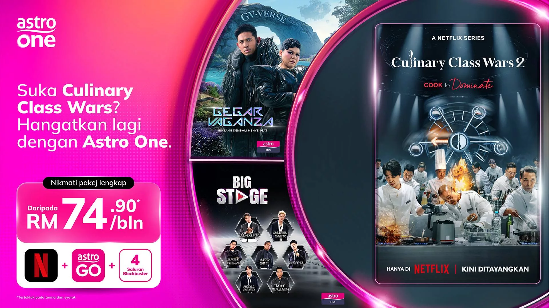 Hiburan Tanpa Batas! Dari Ledakan Filem Aksi Sehingga Siaran Langsung Acara Sukan, Astro One & Netflix Tawar Hiburan Lengkap