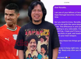 Jep Sepahtu Hantar DM Ke Cristiano Ronaldo, Minta Perkemas Teknik Serangan – “Fokus ‘Shot On Terget’, Tandukan Jadi Senjata.”
