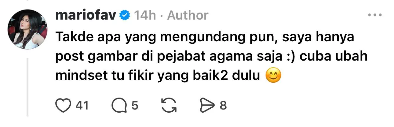 “Saya Post Gambar Di Pejabat Agama Sahaja, Cuba Ubah Mindset Itu,” - Bella Hanna 10 “Saya Post Gambar Di Pejabat Agama Sahaja, Cuba Ubah Mindset Itu,” – Bella Hanna