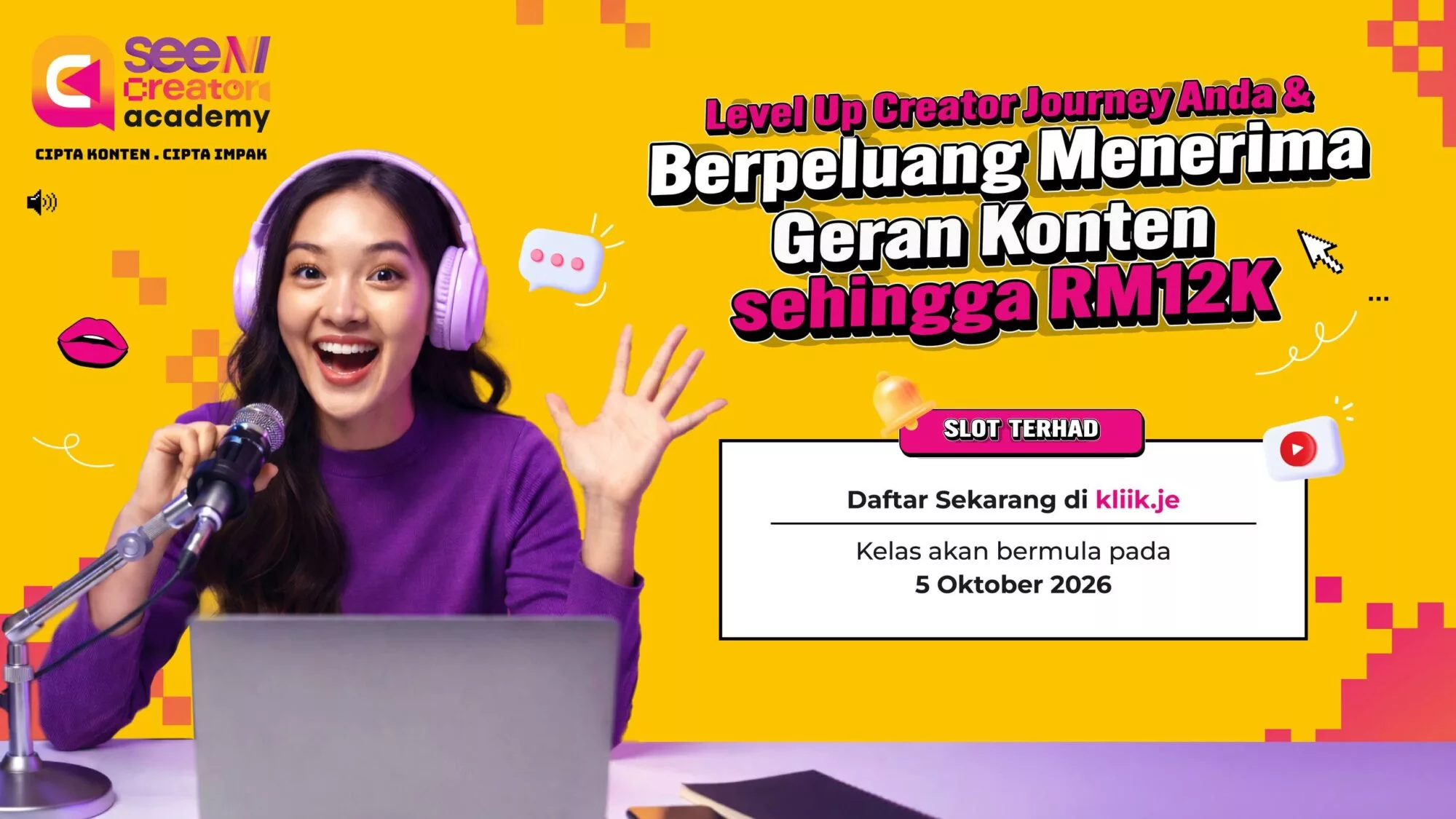 Nak Jadi Content Creator? seeNI Creator Academy Buka Peluang Belajar Terus Dengan Pakar Industri