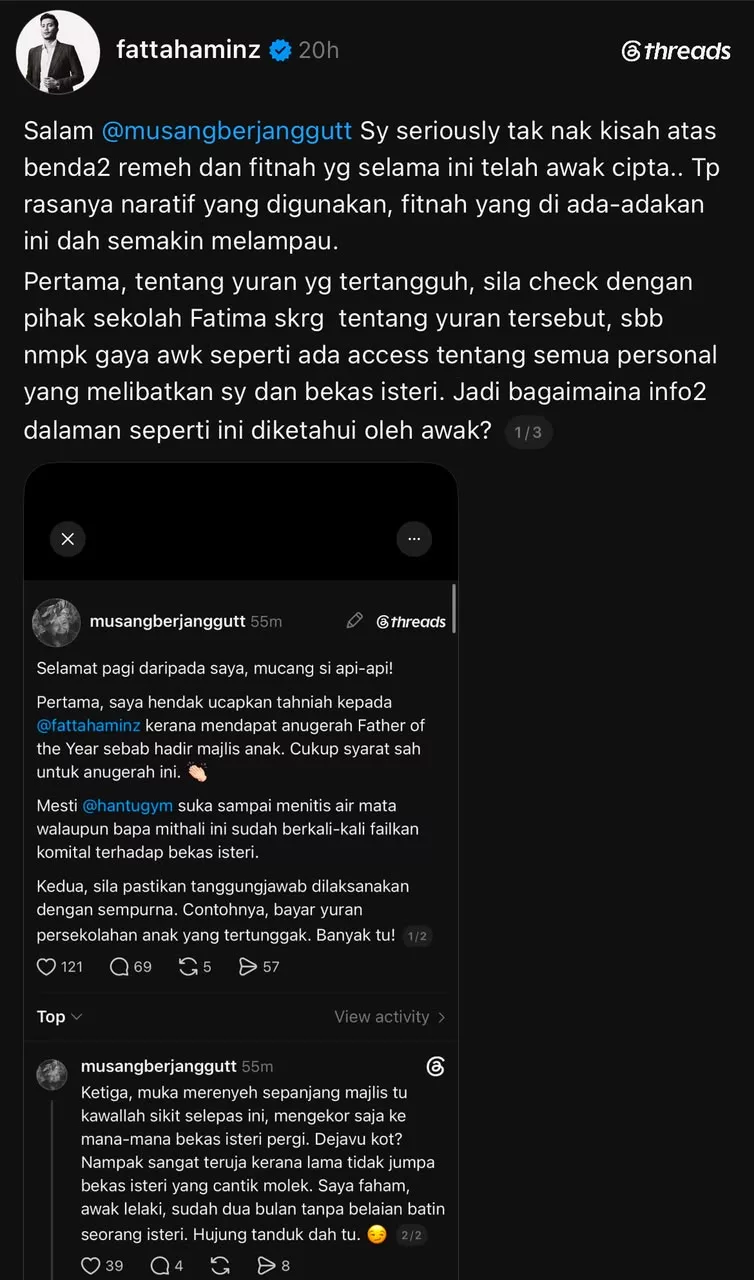 Fattah Amin Respon Dakwaan Tak Bayar Yuran Fatima, Persoal Kebocoran Maklumat – “Selebihnya Saya Tak Mahu Komen Sebab…