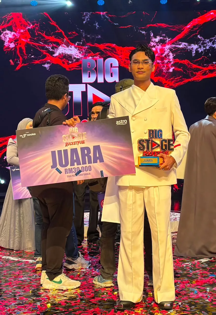 Jadi Peserta Paling Lama Bertahan Di Astro, Hussain Juara Big Stage Rocketfuel Dengan 80.97%, Bawa Pulang Rezeki Kontrak Bernilai RM100,000