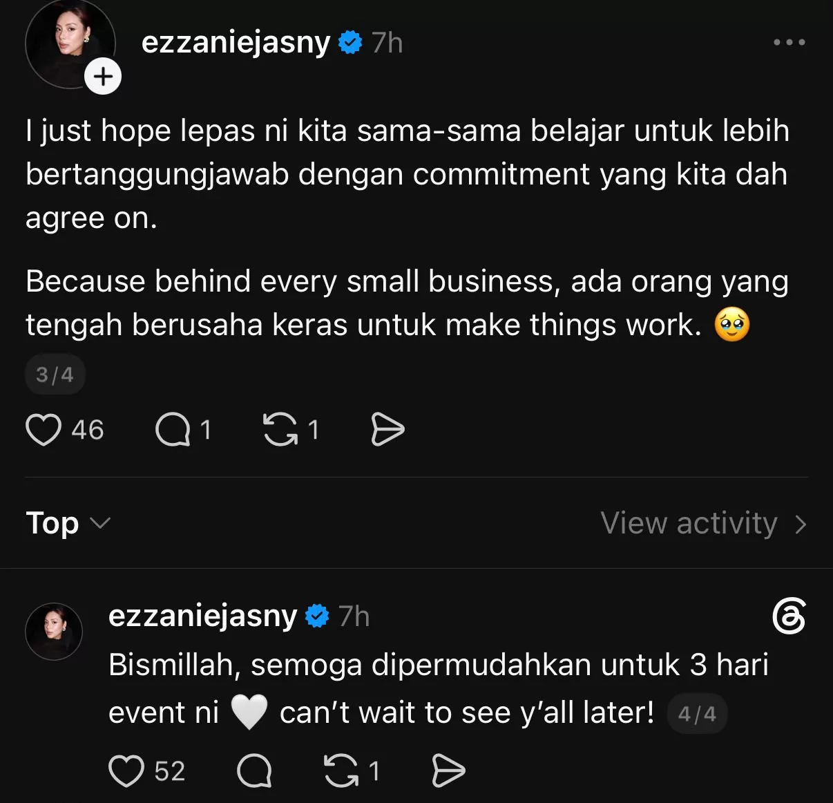 “Tak Funny Oh Tarik Diri Last Minute…,” - Ezzanie Jasny Terkilan, Komitmen Kerja Tak Ditepati & Bukan Mudah Urus Bisnes Sendiri