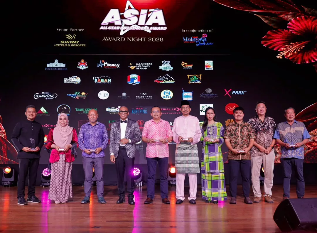 3.8 Bilion Tontonan Digital Sejak 2023! All Star Influencers Award Lonjak Promosi Pelancongan Malaysia… Himpun 110 Pempengaruh Dari 20 Negara