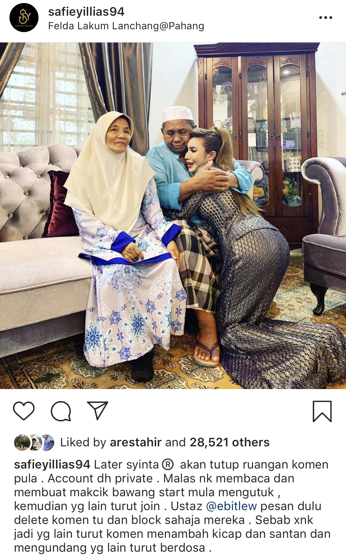 [FOTO] Tampil Gaya Rambut Baru, Lihat Perubahan Safiey 